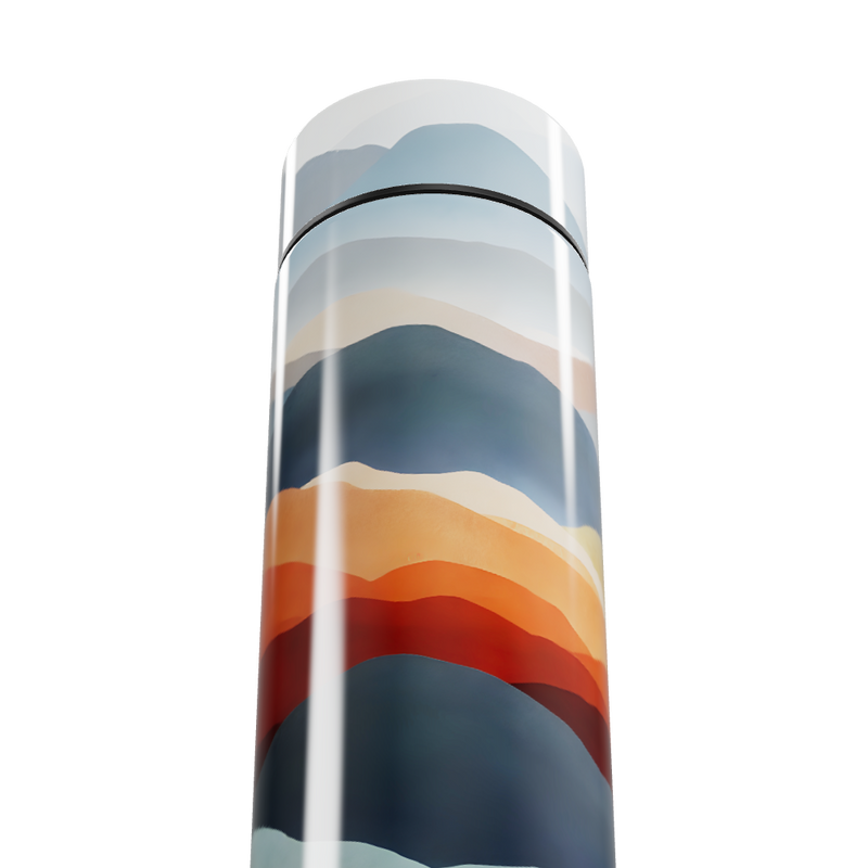 Garrafa Térmica Touch - Colorida com Estampa Moderna