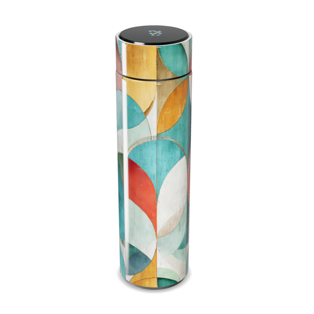 Garrafa Térmica Touch - Colorida com Estampa Moderna