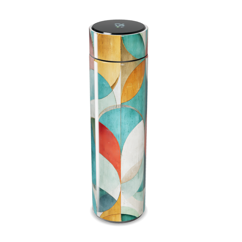 Garrafa Térmica Touch - Colorida com Estampa Moderna