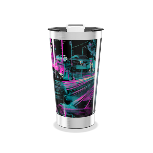 Copo Térmico - Estampa Neon Metalizado