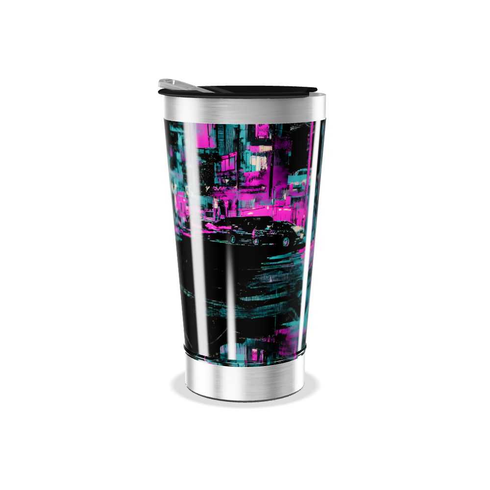 Copo Térmico - Estampa Neon Metalizado