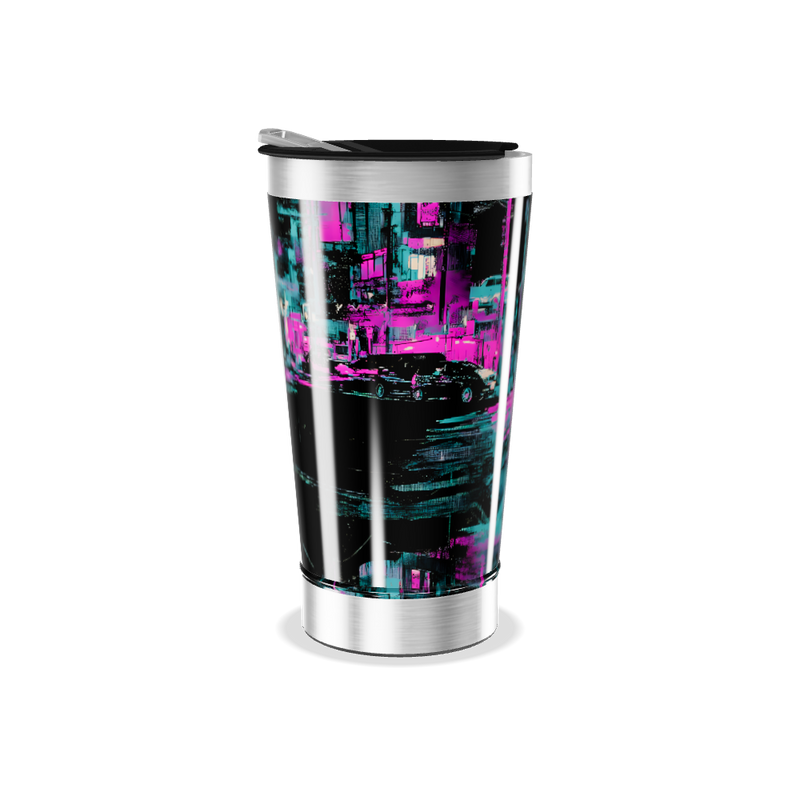 Copo Térmico - Estampa Neon Metalizado