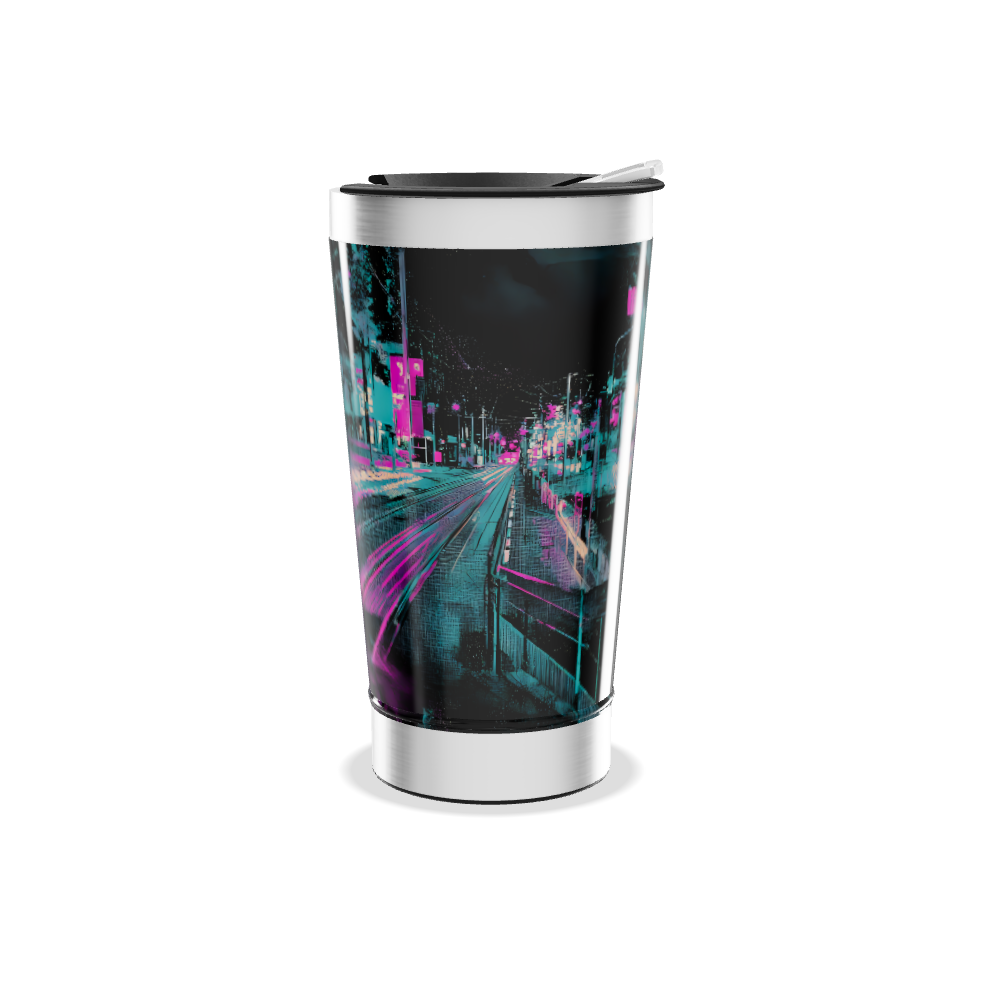 Copo Térmico - Estampa Neon Metalizado