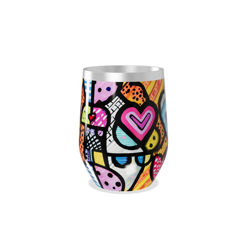 Copo Térmico Slim - Estampa Colorida Pop Art