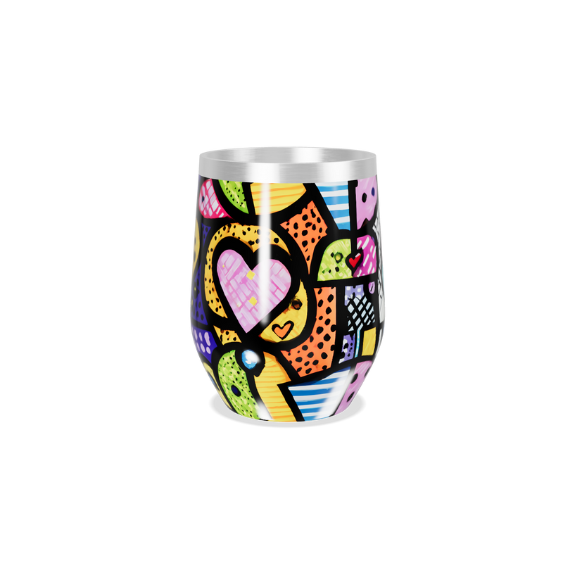 Copo Térmico Slim - Estampa Colorida Pop Art