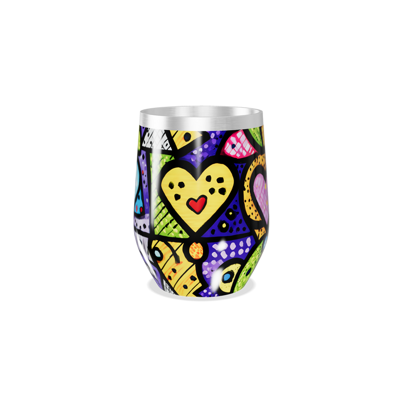 Copo Térmico Slim - Estampa Colorida Pop Art