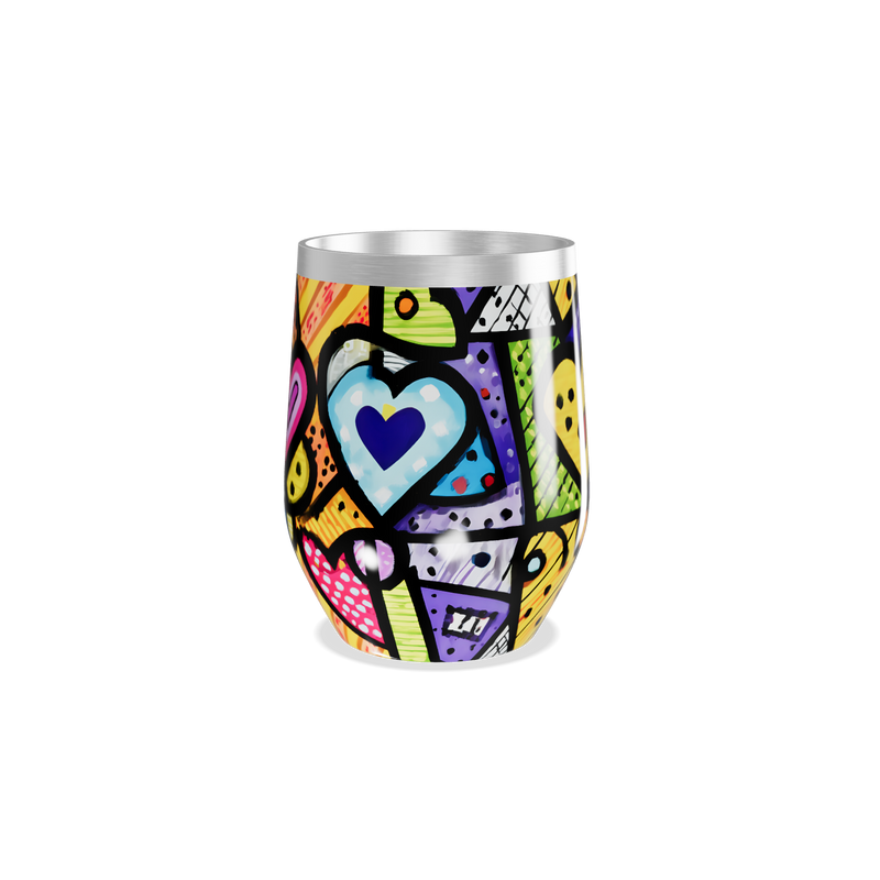 Copo Térmico Slim - Estampa Colorida Pop Art