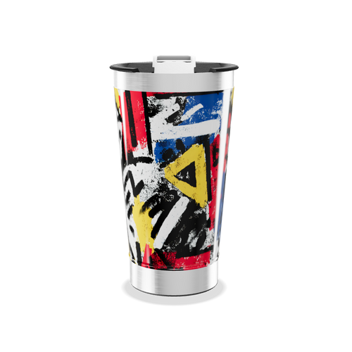 Copo Térmico - Estampa Colorida Aço Inox