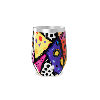 Copo Térmico Slim - Estampa Colorida Abstrata