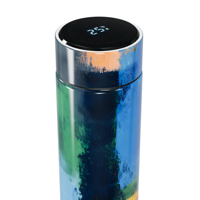 Garrafa Térmica Touch - Colorida Abstrata