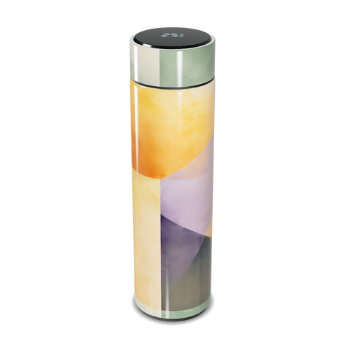 Garrafa Térmica Touch - Estampa Geométrica Colorida