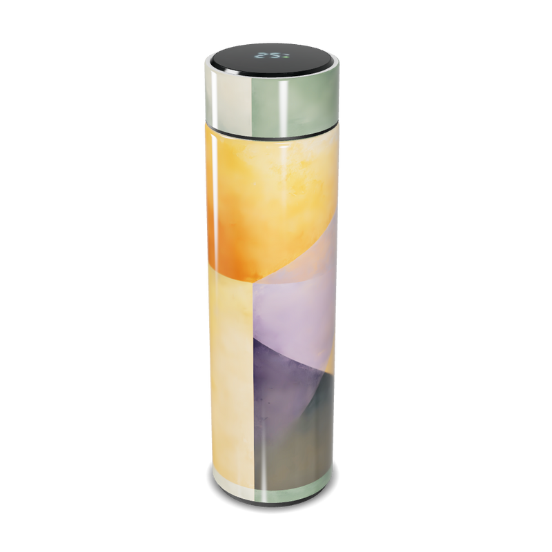 Garrafa Térmica Touch - Estampa Geométrica Colorida