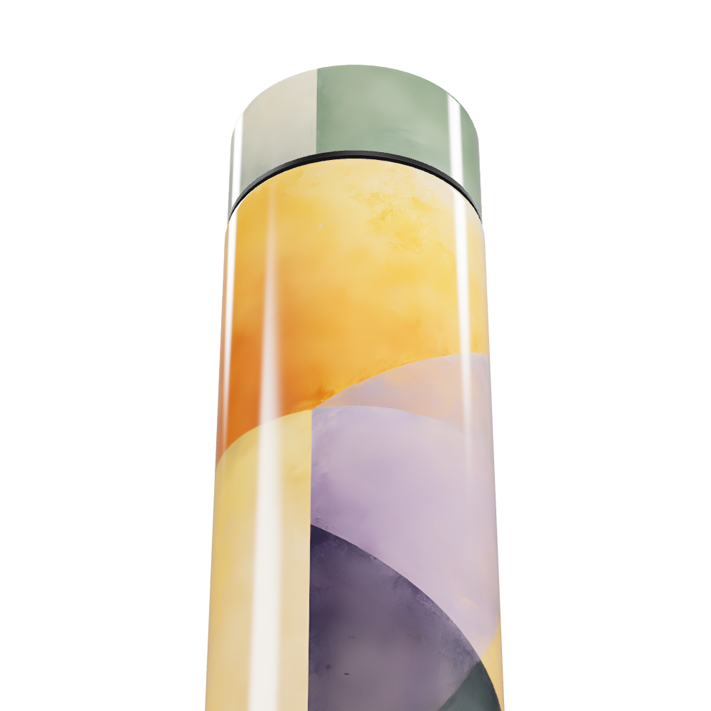 Garrafa Térmica Touch - Estampa Geométrica Colorida