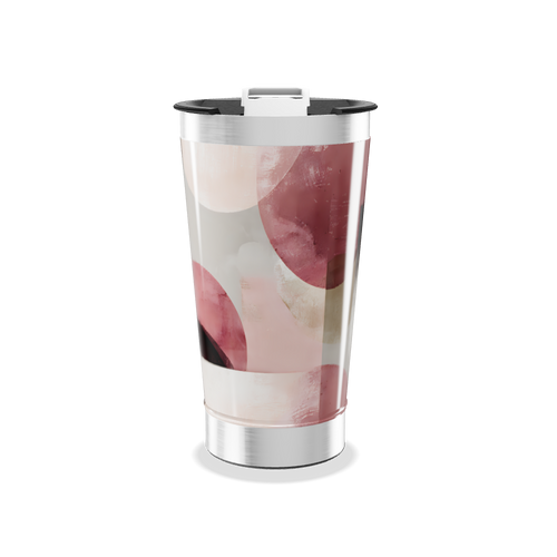 Copo Térmico - Estampa Abstrata Colorida