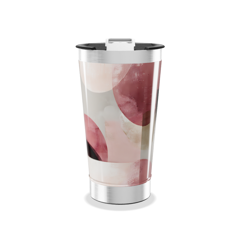 Copo Térmico - Estampa Abstrata Colorida