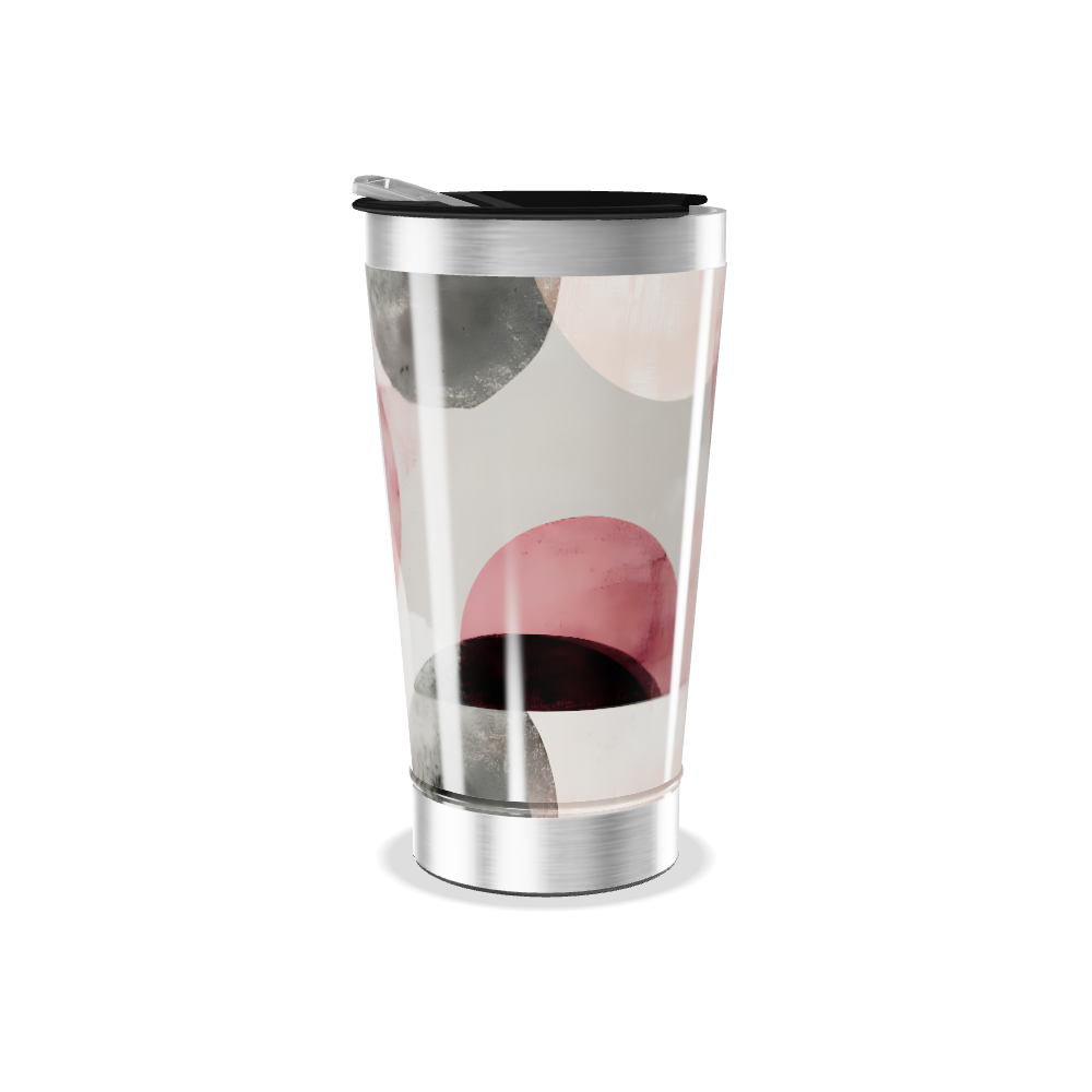 Copo Térmico - Estampa Abstrata Colorida
