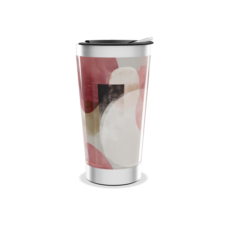 Copo Térmico - Estampa Abstrata Colorida