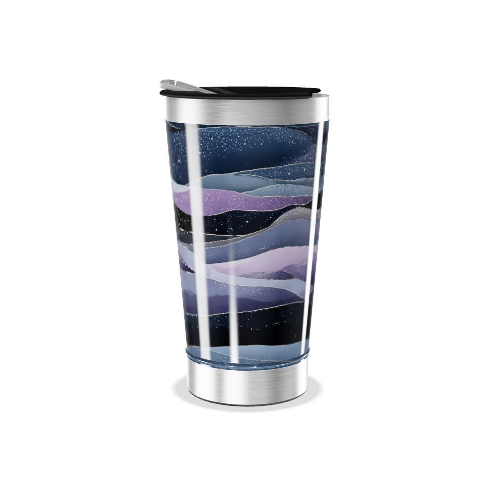 Copo Térmico - Estampa Noturna Colorida