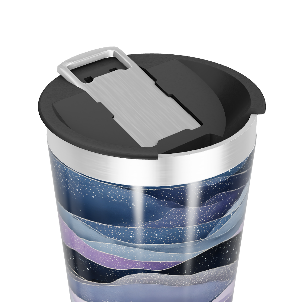 Copo Térmico - Estampa Noturna Colorida