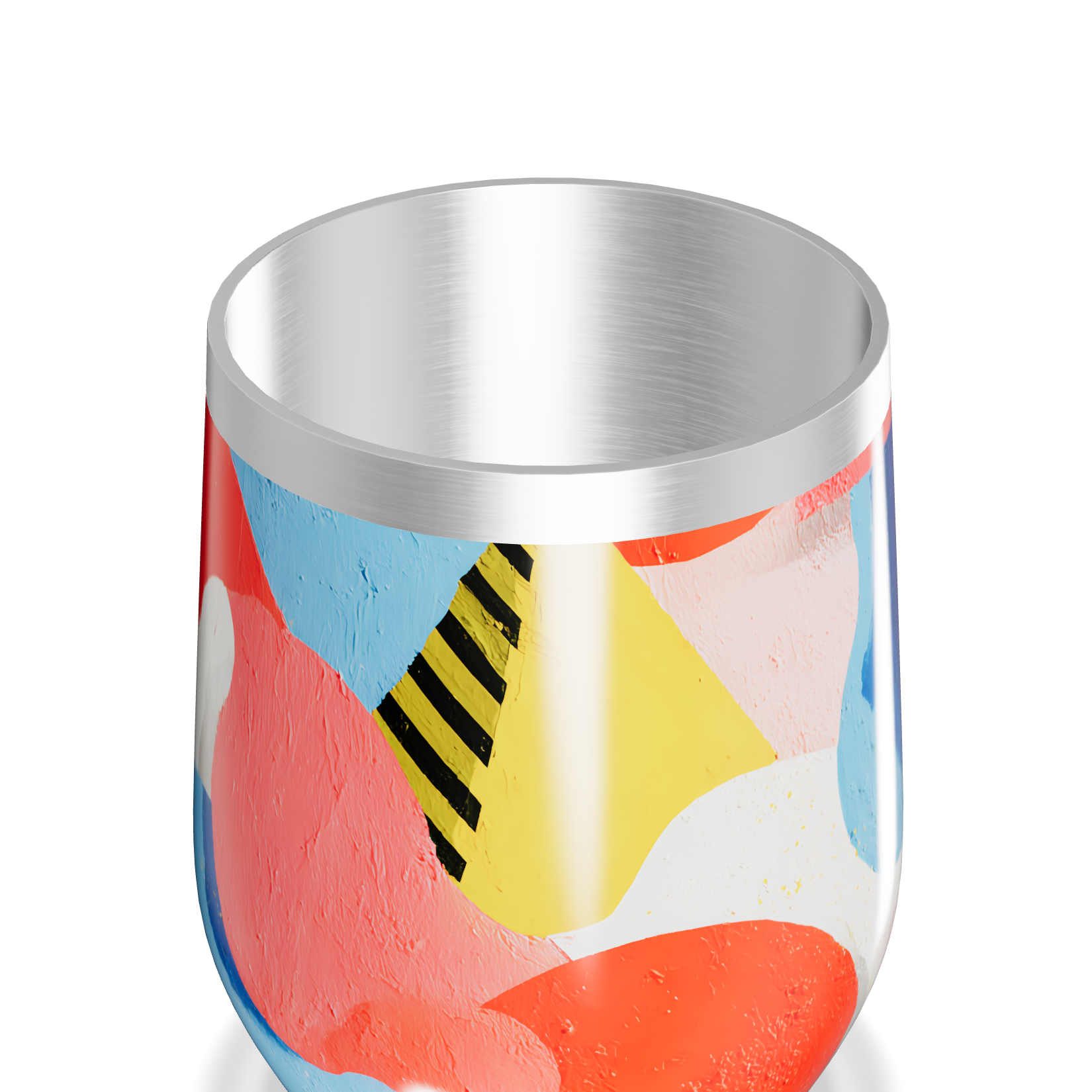 Copo Térmico Slim - Estampa Colorida Abstrata