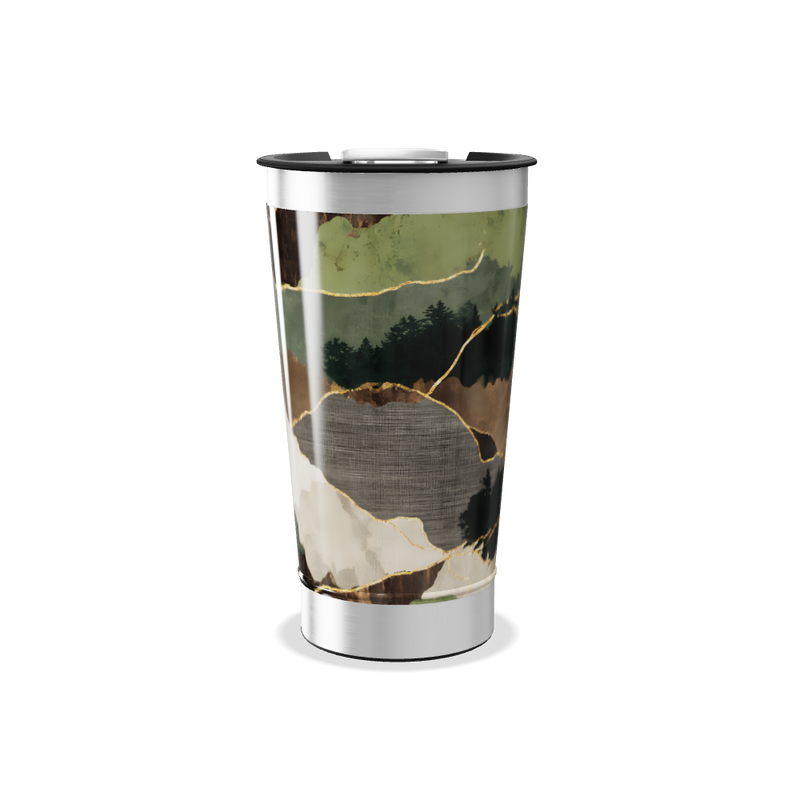 Copo Térmico - Estampa Geométrica Colorida