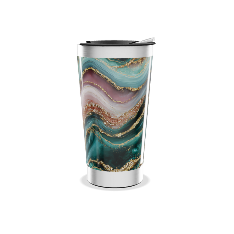 Copo Térmico - Mármore Multicolorido