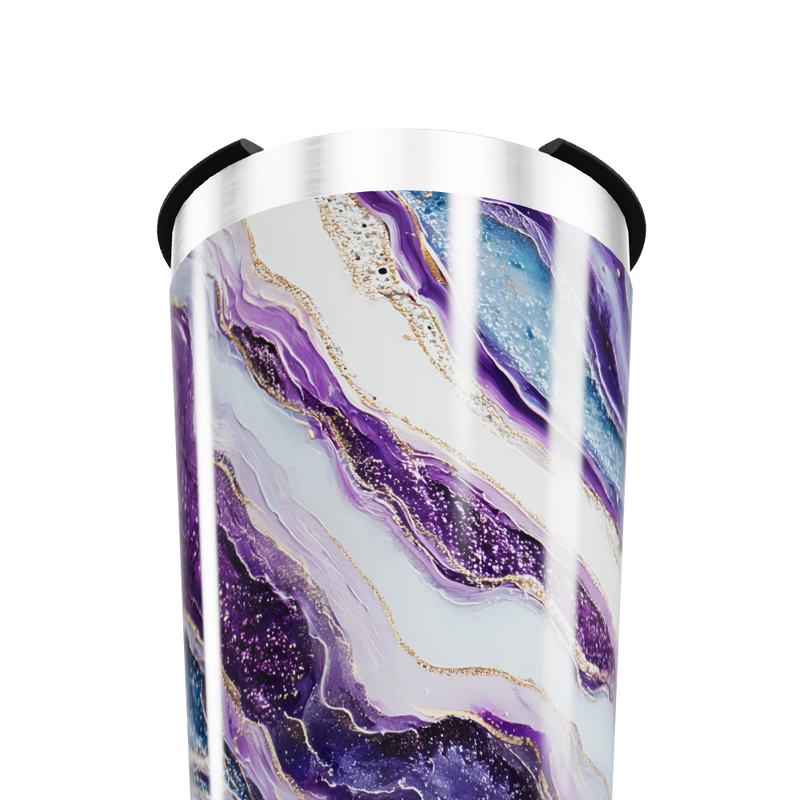 Copo Térmico - Mármore Roxo Aço Inox