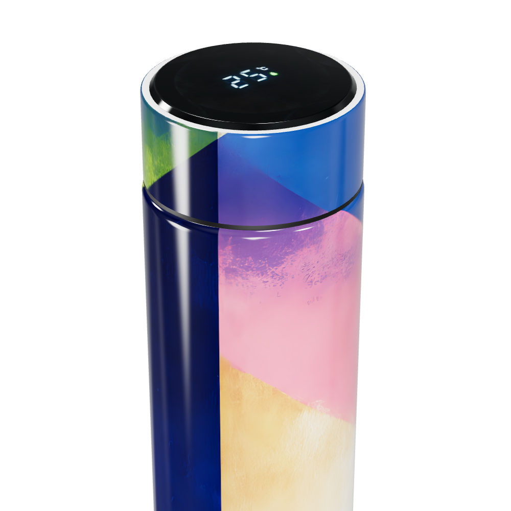 Garrafa Térmica Touch - Colorida Abstracta