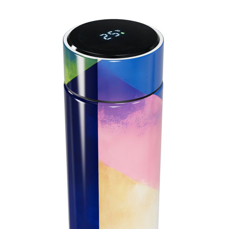 Garrafa Térmica Touch - Colorida Abstracta