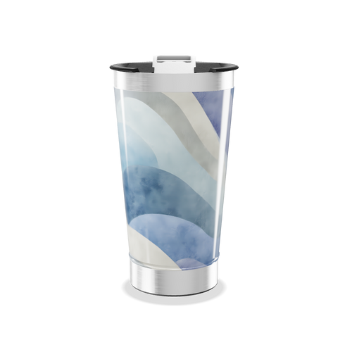 Copo Térmico - Estampa Ondas Azul