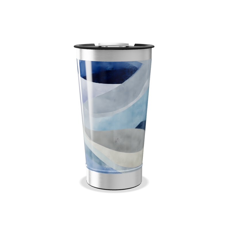 Copo Térmico - Estampa Ondas Azul