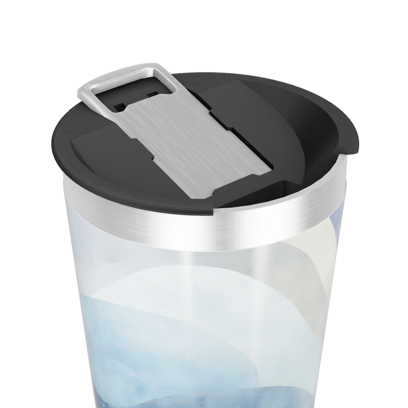 Copo Térmico - Estampa Ondas Azul