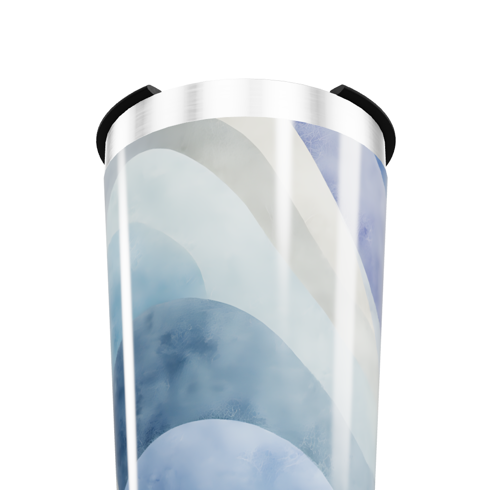 Copo Térmico - Estampa Ondas Azul