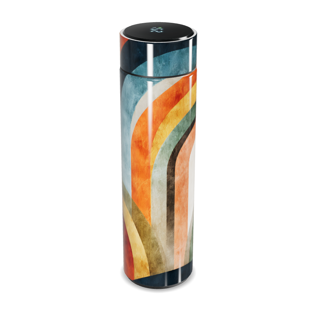 Garrafa Térmica Touch - Colorida com Tela LED