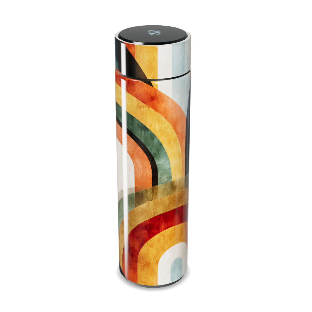 Garrafa Térmica Touch - Colorida com Tela LED