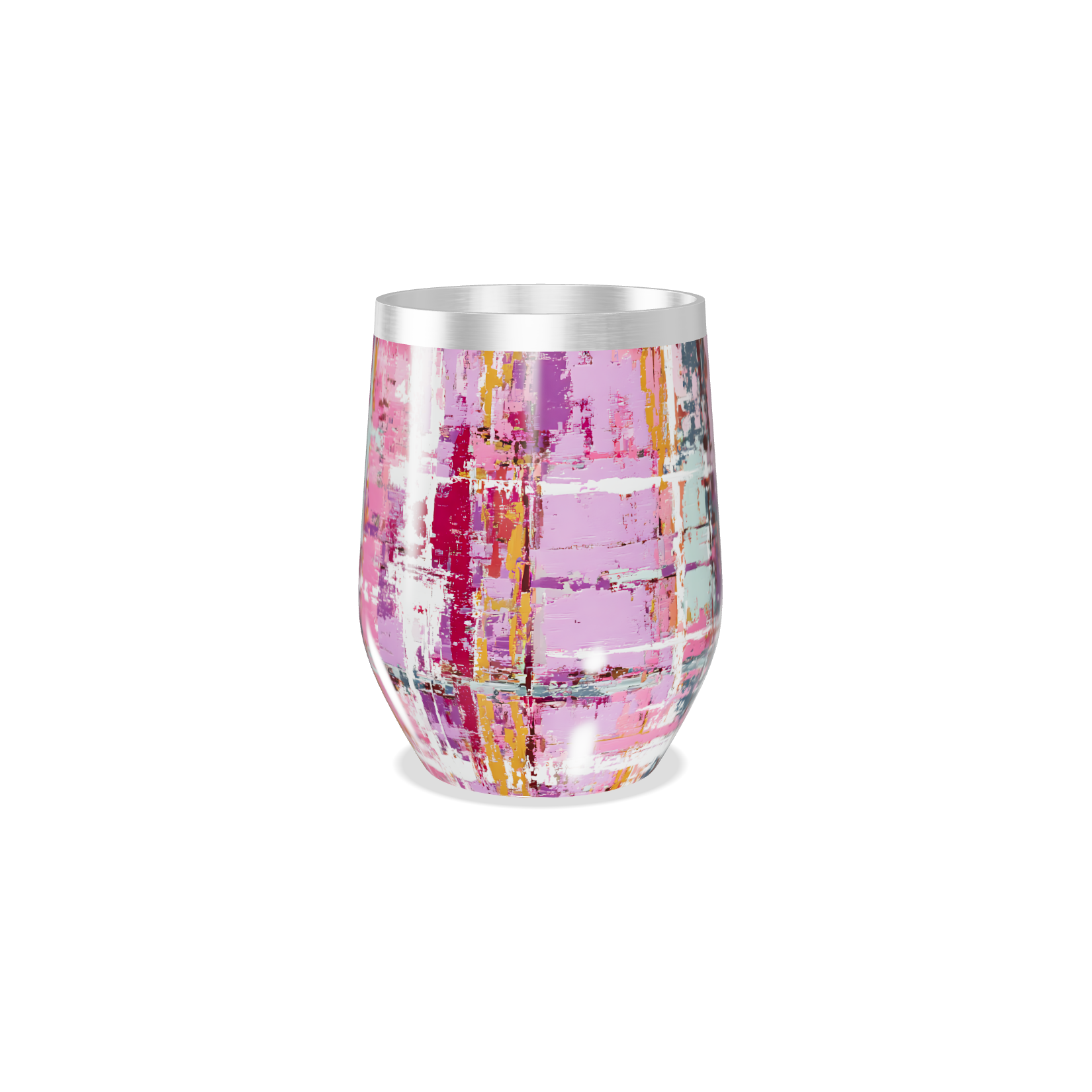 Copo Térmico Slim - Estampa Colorida Abstrata