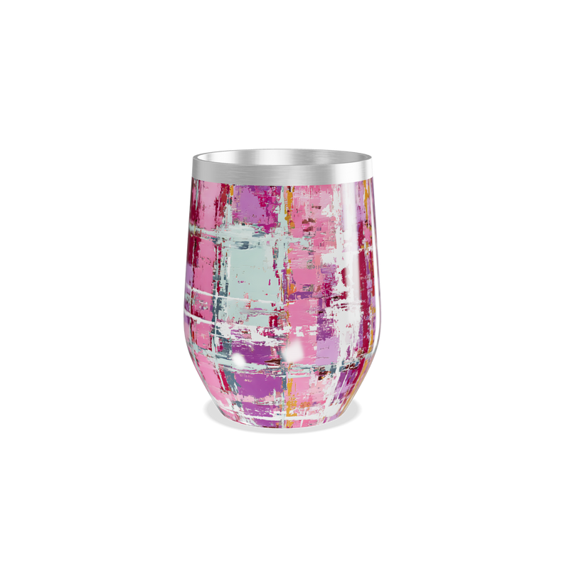 Copo Térmico Slim - Estampa Colorida Abstrata