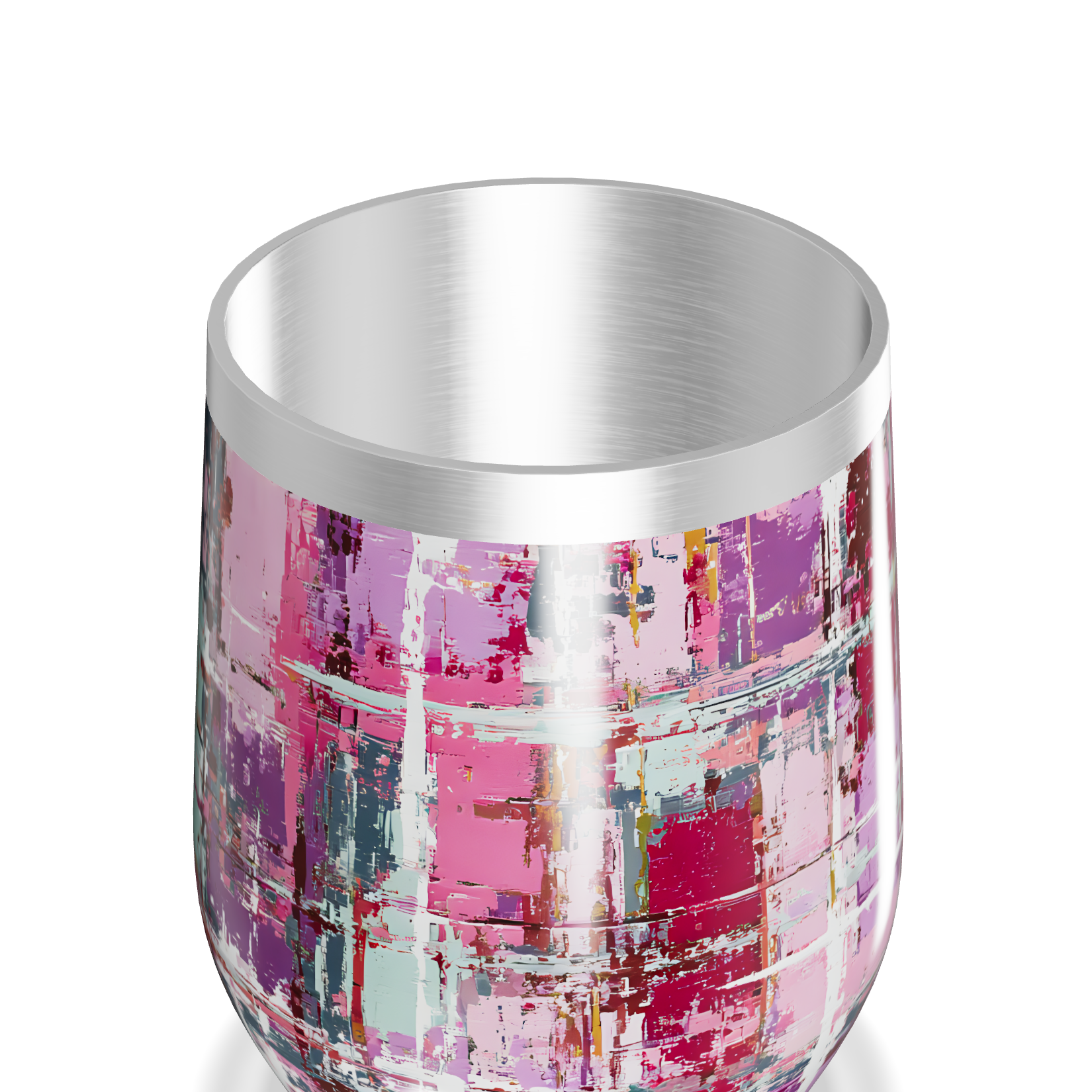 Copo Térmico Slim - Estampa Colorida Abstrata