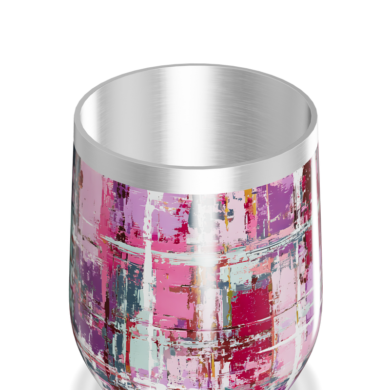 Copo Térmico Slim - Estampa Colorida Abstrata