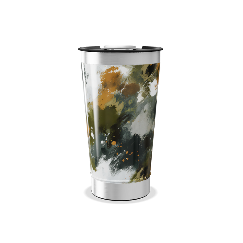 Copo Térmico - Estampa Abstrata Colorida