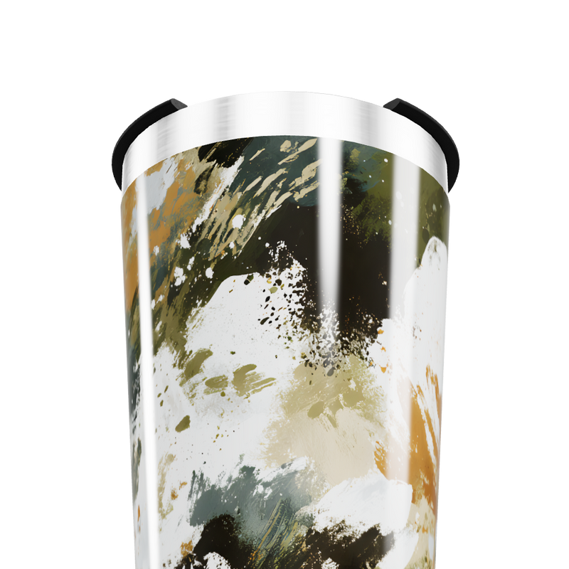 Copo Térmico - Estampa Abstrata Colorida