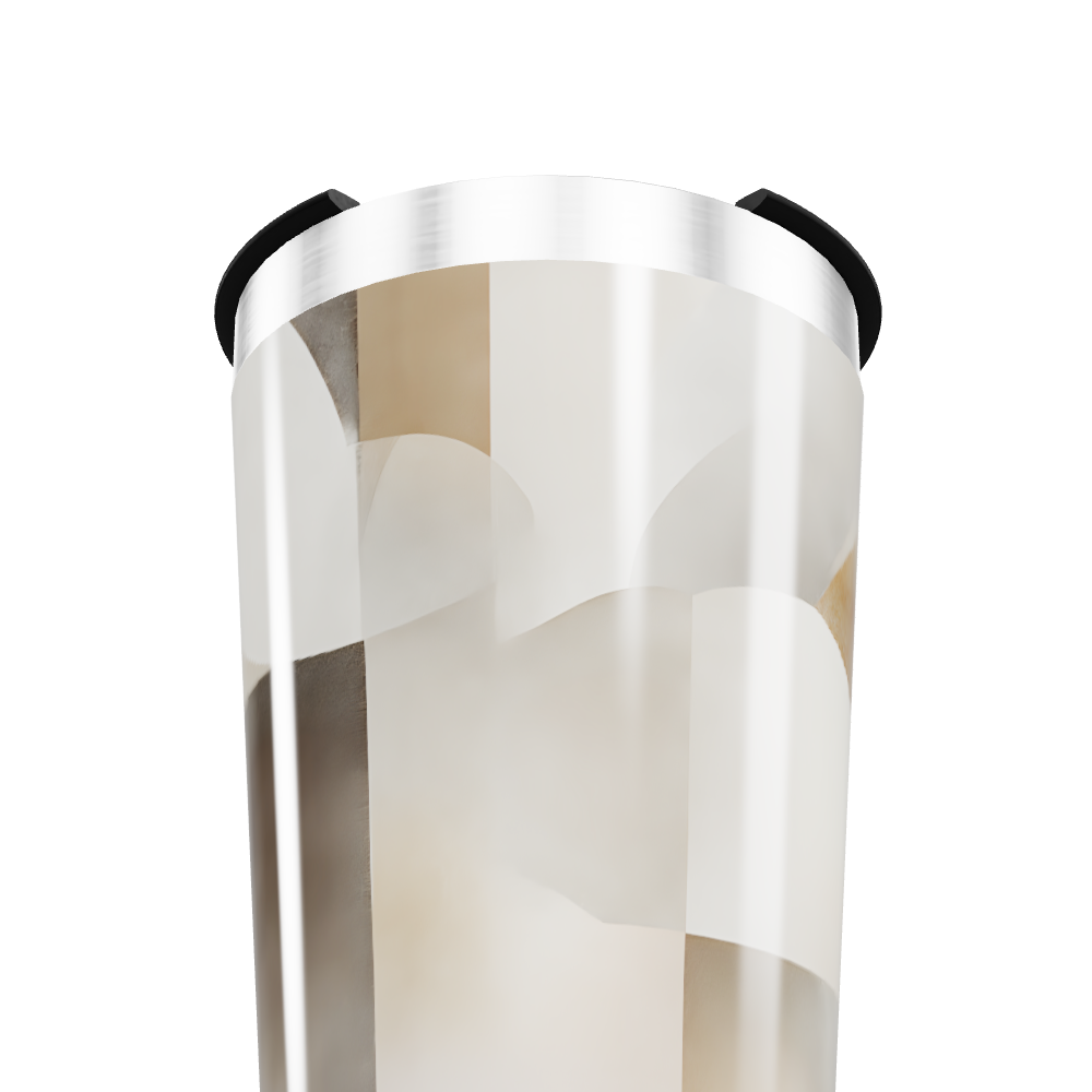 Copo Térmico - Geométrico Bege Aço Inox