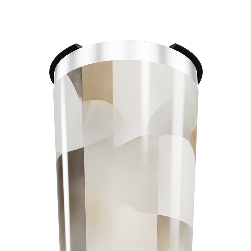 Copo Térmico - Geométrico Bege Aço Inox