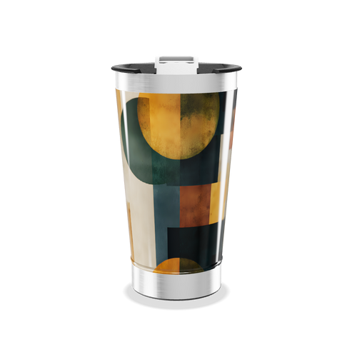 Copo Térmico - Estampa Geométrica Colorida