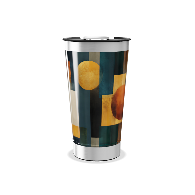 Copo Térmico - Estampa Geométrica Colorida
