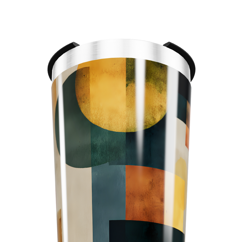 Copo Térmico - Estampa Geométrica Colorida