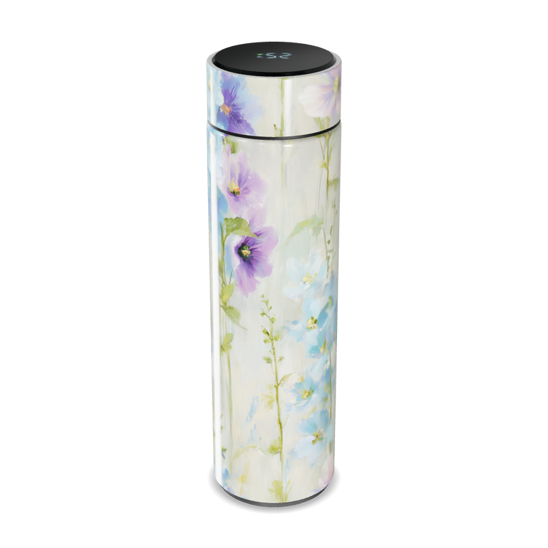 Garrafa Térmica Touch - Floral com Visor LED