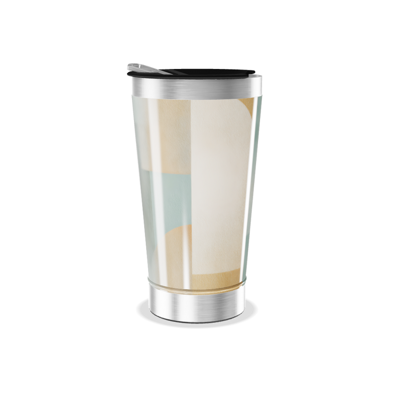 Copo Térmico - Estampa Abstrata Colorida