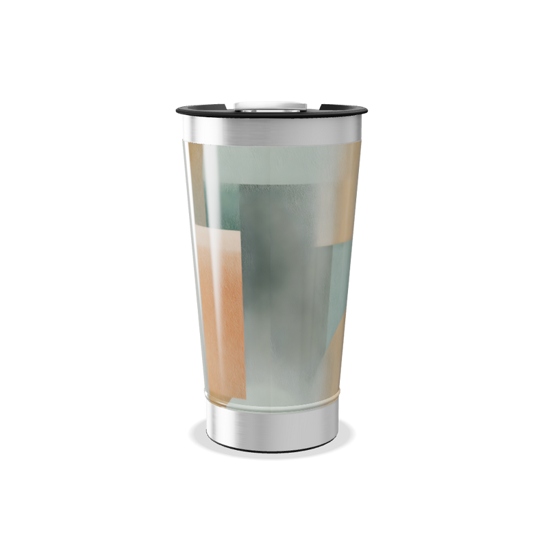 Copo Térmico - Estampa Abstrata Colorida