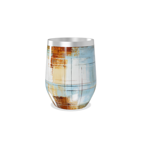 Copo Térmico Slim - Design Abstrato Multicolorido